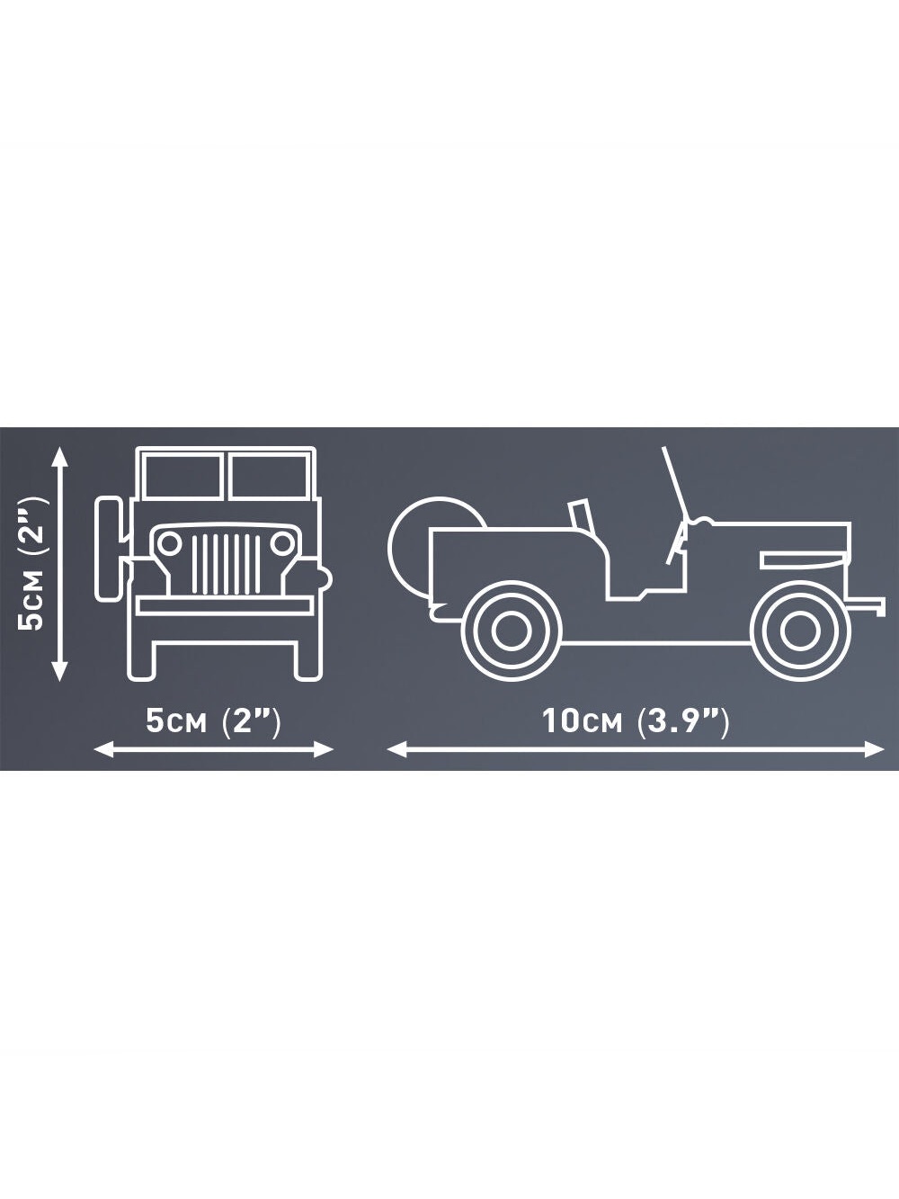 COBI JEEP WILLYS CJ-2A (GREEN): SET #24517 Jeep Willys Buildable Model - NWT - Picture 4 of 4